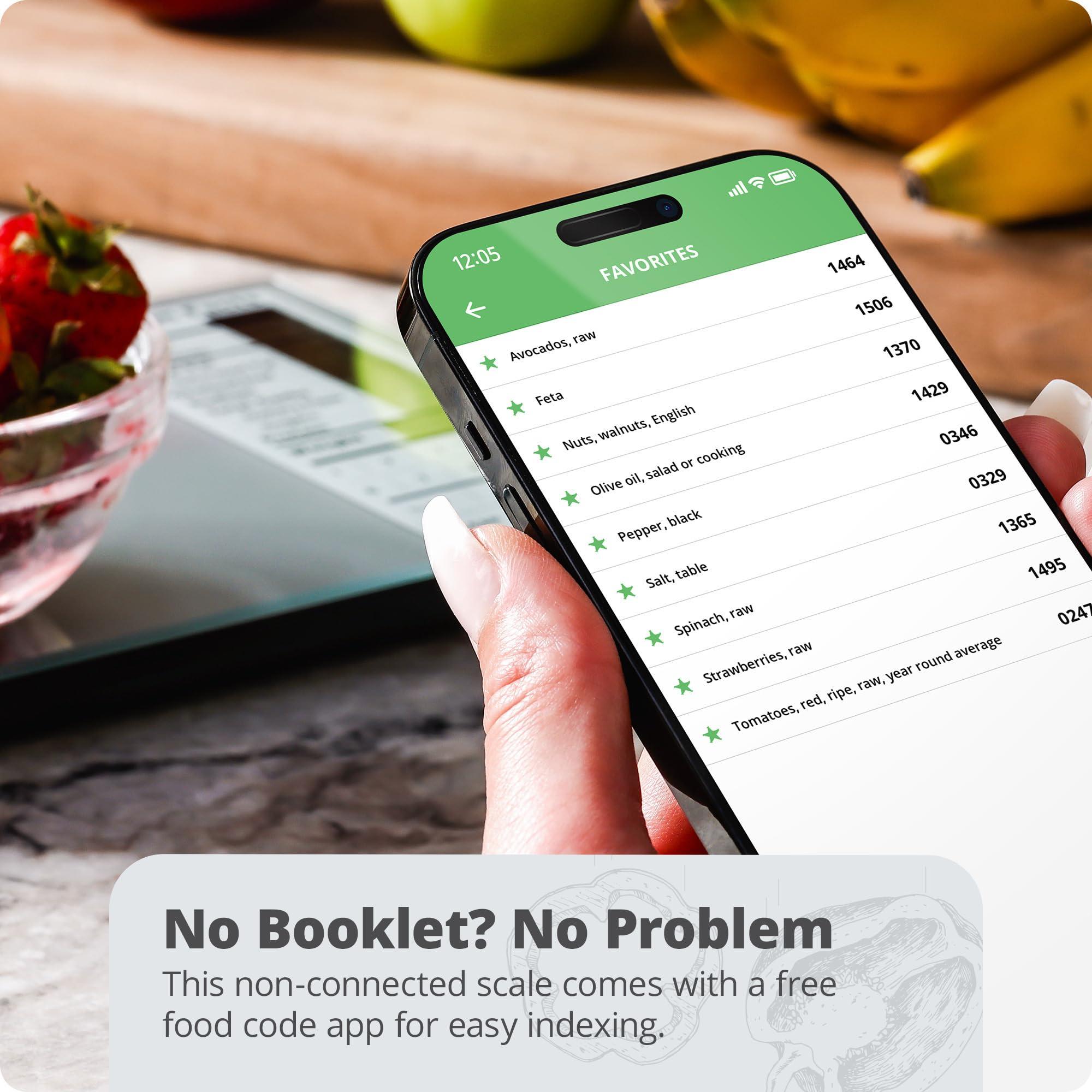 Greater Goods Nutrition Scale by Greater Goods with Food Grade Glass, Perfect for Calorie Counting, Meal Prep, and Weight Loss (Pearl Gray)