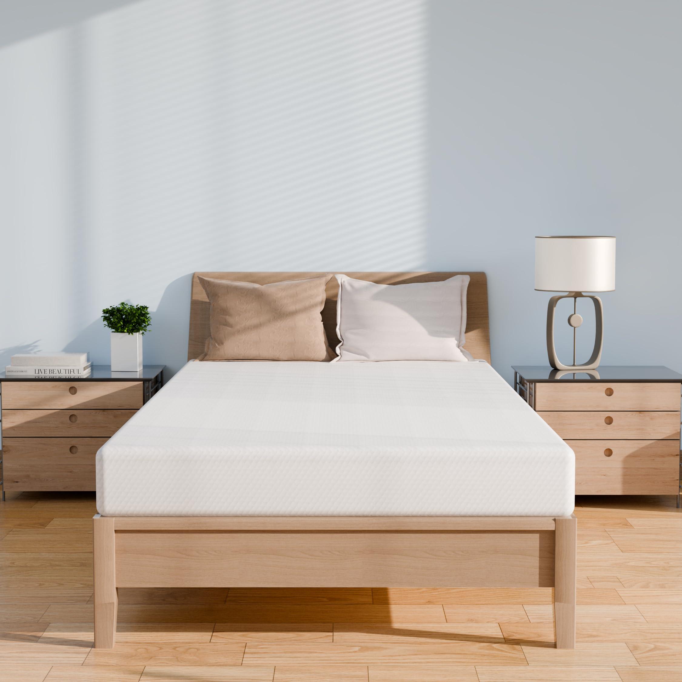 Marktol Twin Mattress, 6-inch for Kids Adults, Gel Memory Foam [Premium Version] Medium-Firm, Twin Size Mattresses Bed in a Box, Fiberglass Free, Cooling Sleep & Pressure Relief, Certified Safe Foams & Fabric