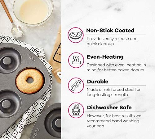 Wilton Wilton Non-Stick 6-Cavity Donut Baking Pans, 2-Count
