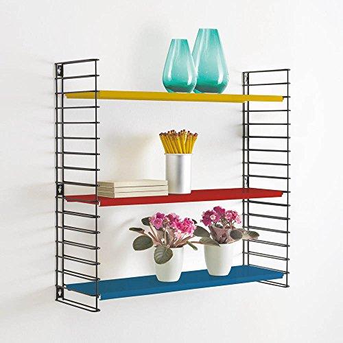 Metaltex USA Metaltex Libro Wall Mountable and Adjustable Shelf Unit, Multi-Colour