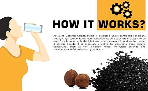 Premier Water Systems Oceanic Fleck 5600 Whole House Water Filtration System + KDF 85 | 10\"x 54\" Tank - 1.5 Cubic ft. of Coconut Shell Carbon (GAC)