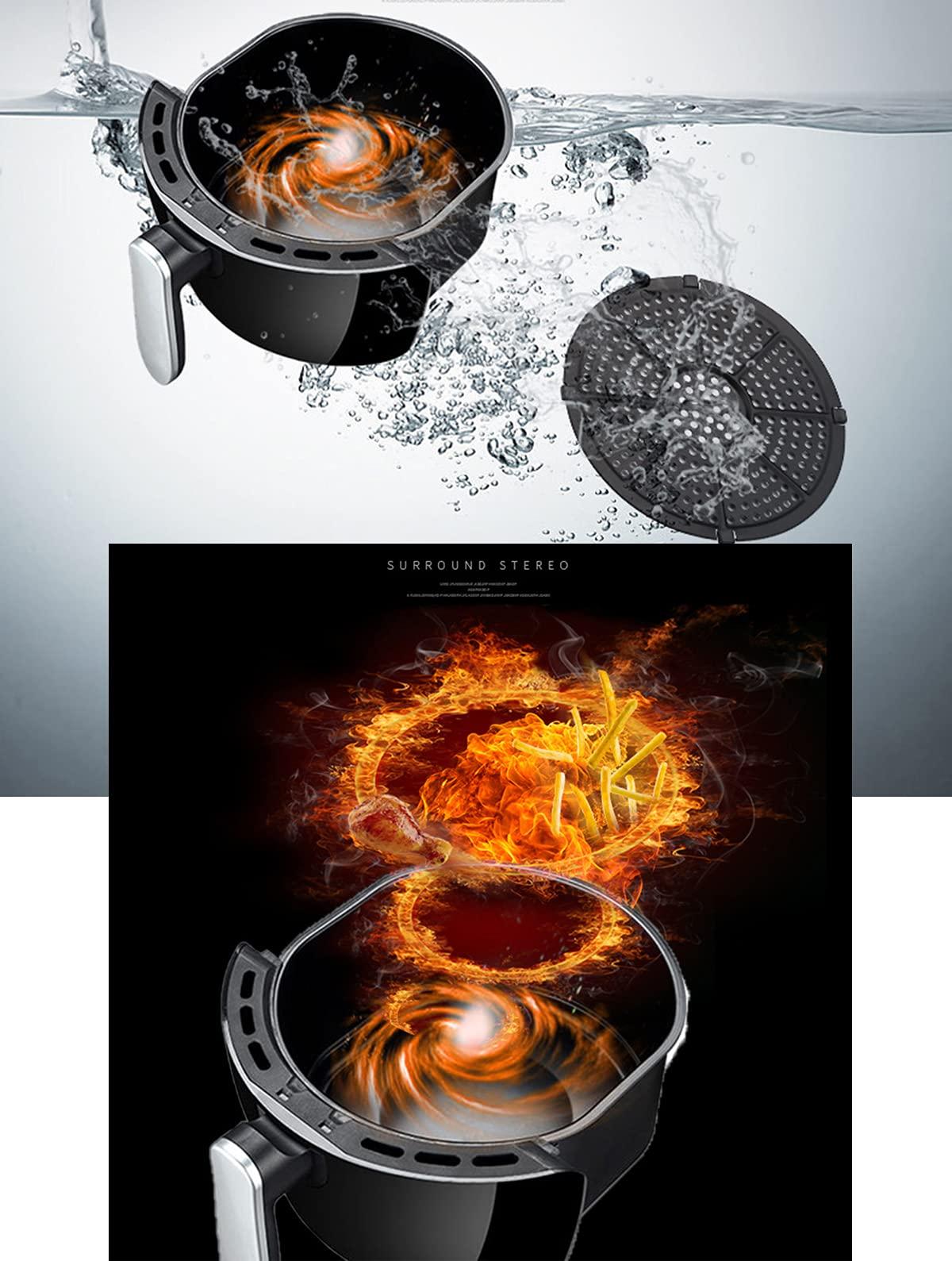 JMSL JMSL Air Fryer-Household Multifunctional 2.5L-8L-Electric Fryer-Intelligent Oil-Free Smoke-Free Electric-Oven Rapid Air Circulation,3.5L Red