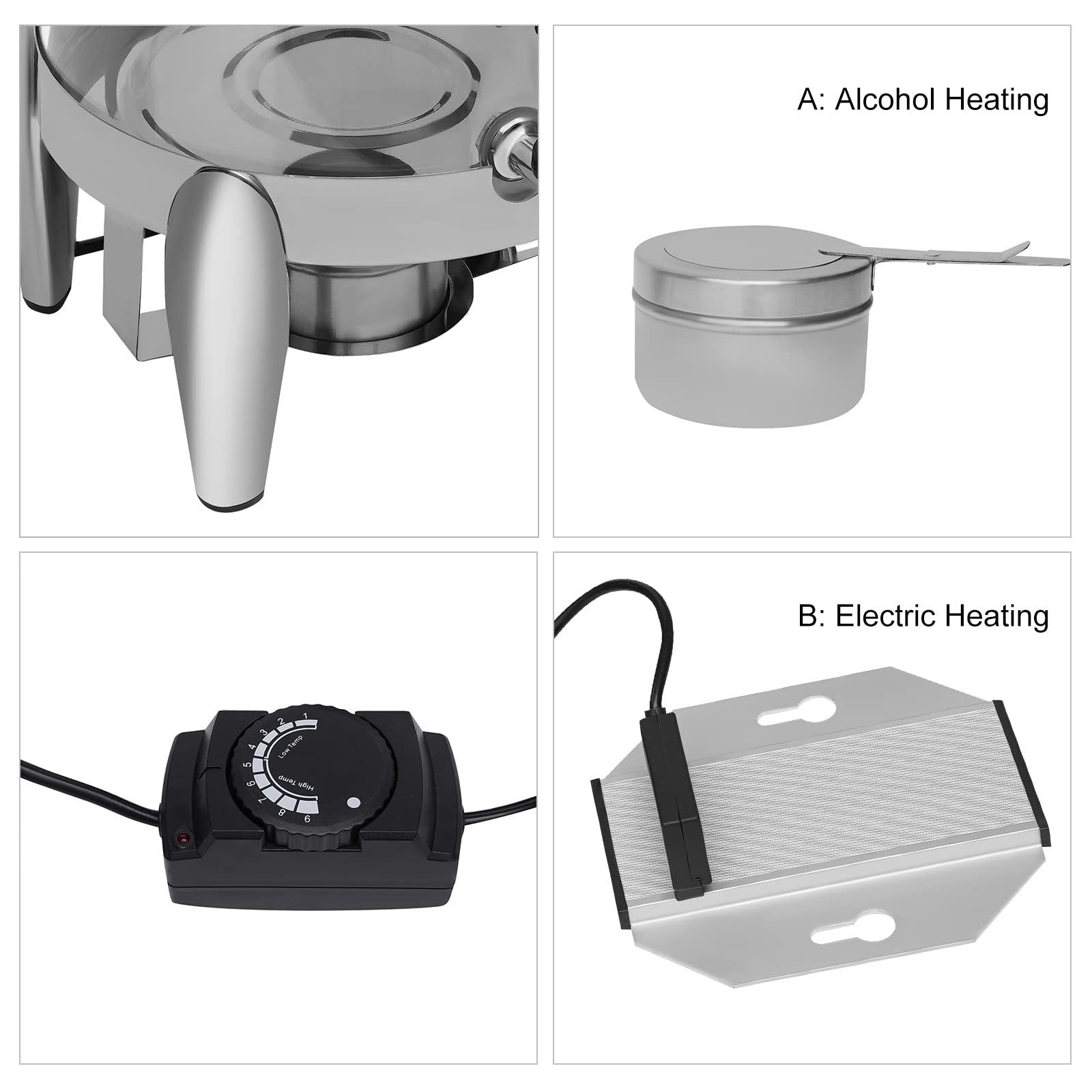 Eapmic 12L Commercial Beverage Dispenser Stainless Steel Cold and Hot Beverage Dispenser Machine with Cold/Heat Preservation Function Juice Tea Drink Dispenser Juice Bucket Drink Buffet Server, Silver