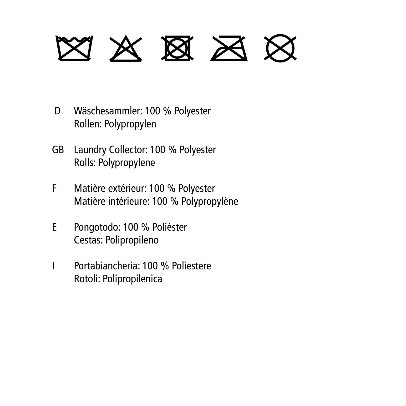 WENKO Laundry Basket with Wheels, Sorter, With Lid, Storage, Laundry Hamper, Laundry Bin, Slim