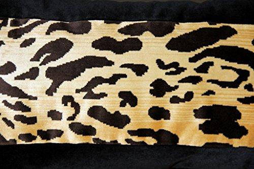 A Piece of Posh, LLC A Piece of Posh, LLC SCALAMANDRE Leopardo Silk Velvet Lumbar Pillow