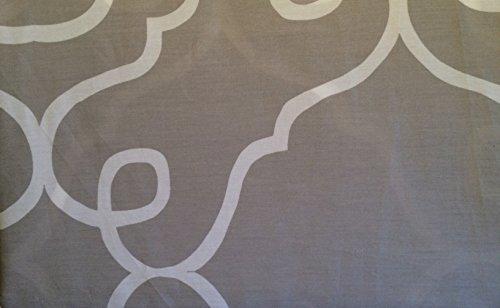 Max Studio Max Studio Gray and White Queen Duvet Cover Set