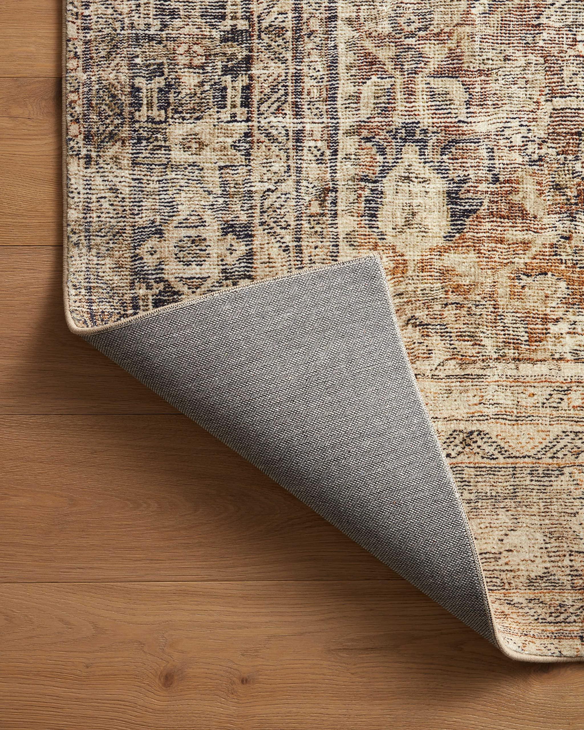 Loloi Loloi Amber Lewis Morgan 5'-0" x 7'-0" Area Rug in Sunset/Ink - Large Area Rug, Neutral Area Rug for Room Dcor, Vintage Rug Inspired, Soft Area Rug for Living Room, Bedroom, Dining Area