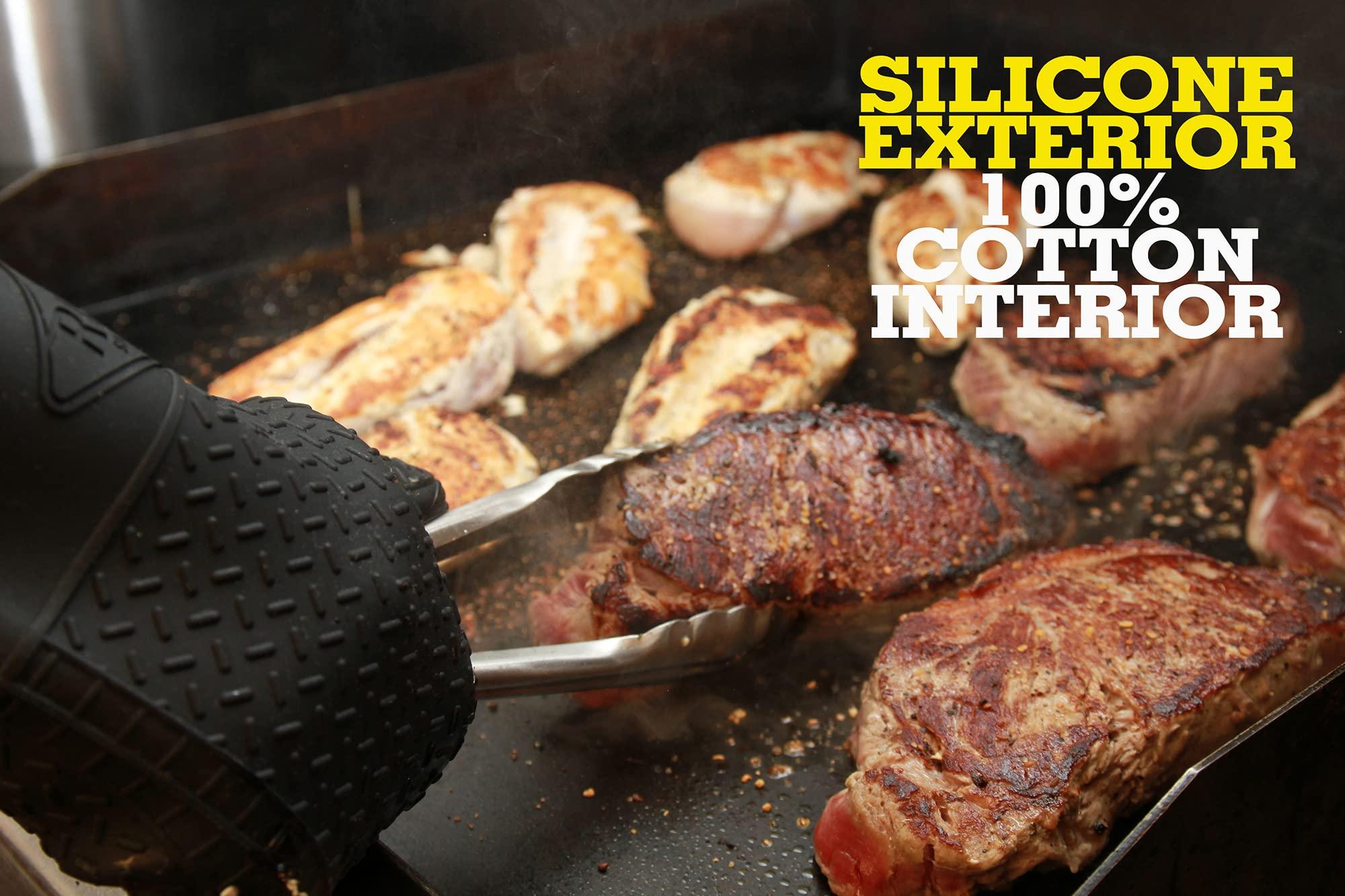 Ritz Silicone Oven Mitt, Black