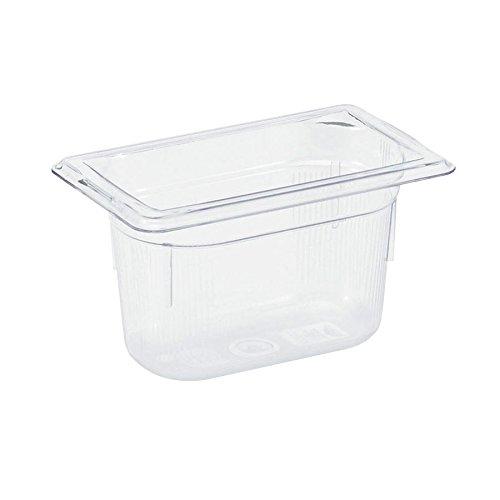 Super Pan 3 Vollrath 8094410 Clear 1/9 Size x 4" D Low Temp Food Pan