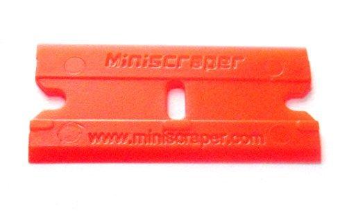 miniscraper MINISCRAPER Plastic Razor Scraper Blades Double Edged - Value Pack 4 100 Packs