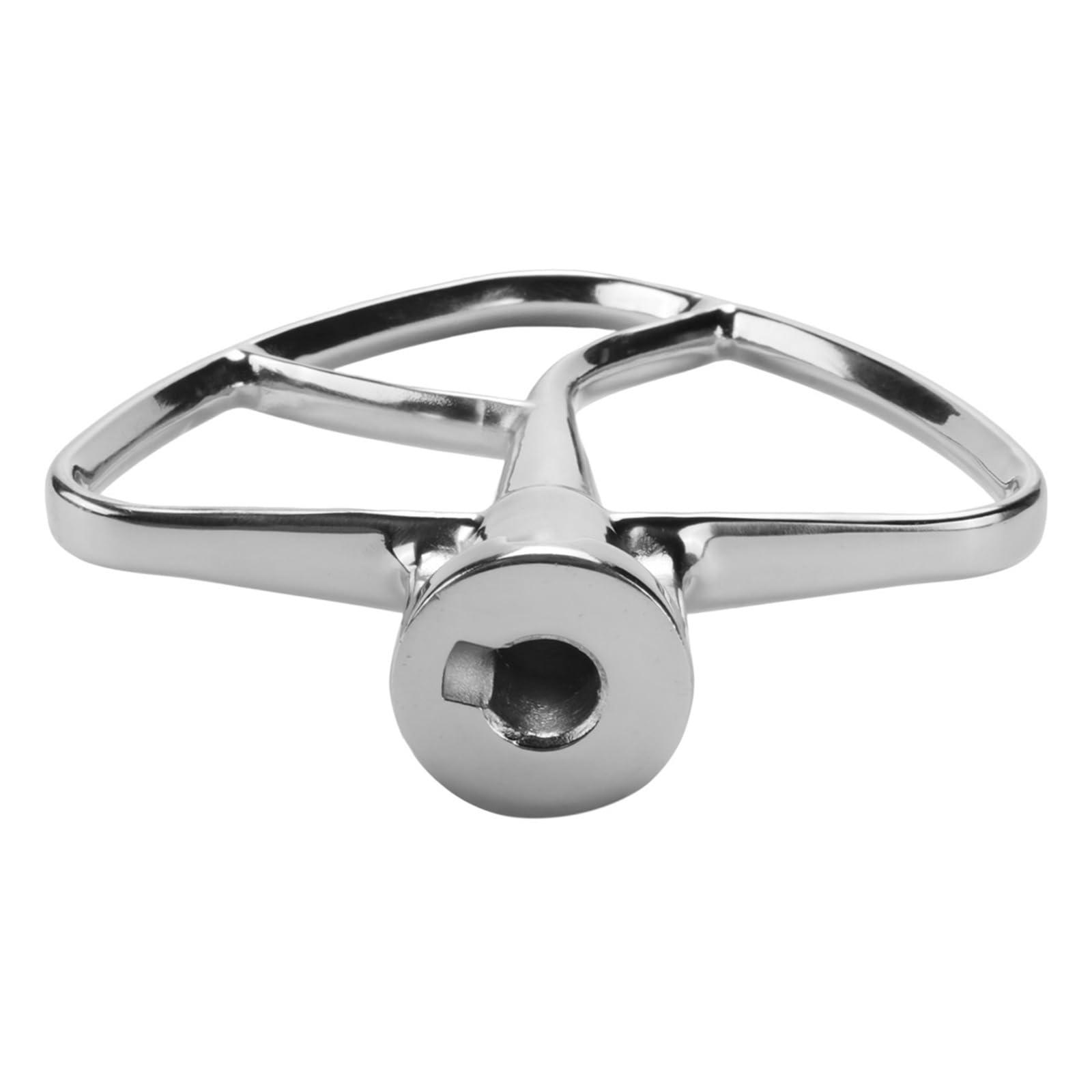 MUWAND Stainless Steel Flat Beater 4.5 Qt - 5 Qt Tilt-Stand Mixer Attachments, Compatible For KitchenAid