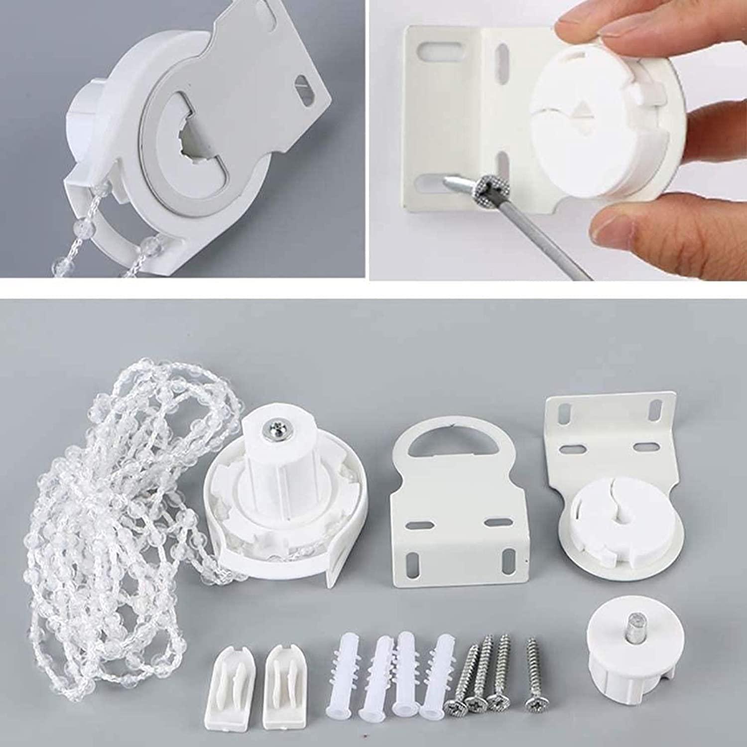 STRMAX STRMAX Outdoor Balcony Patio Clear Roller Blinds, Exterior Waterproof Roll Up Blinds 0.5mm Thick HD Transparent Screens for Bank Hotel Office Sneeze Guard Easy to Install