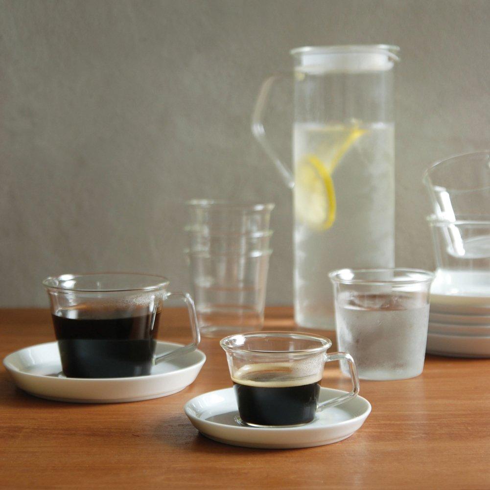 KINTO() KINTO CAST 21676 Water Jug, 25.5 fl oz (750 ml), Heat-resistant Glass, Microwave and Dishwasher Safe