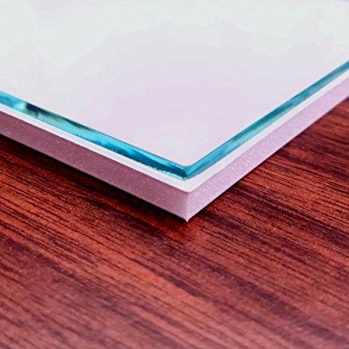 Perfect Cases Perfect Cases Black Wood Custom Picture Frame | For Up To 20x24 | Wood Frame with White Matting | Black with Silver Lip 1 1/2\"