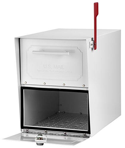ARCHITECTURAL MAILBOXES Architectural Mailboxes Oasis Classic Large High Security Parcel Mailbox, White