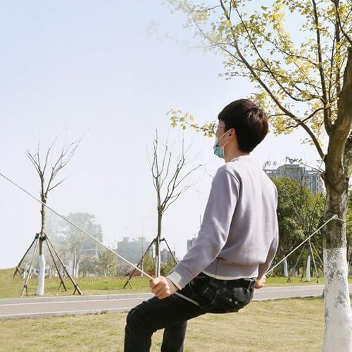 WIGING Stainless Steel Wire Rope, Garden Climbing Plants Suspension Wire Rope with 5 Clamps, 2 Snaps, 1 Wrench for Outdoor Craft Curtains Fence(4m/13.12ft)