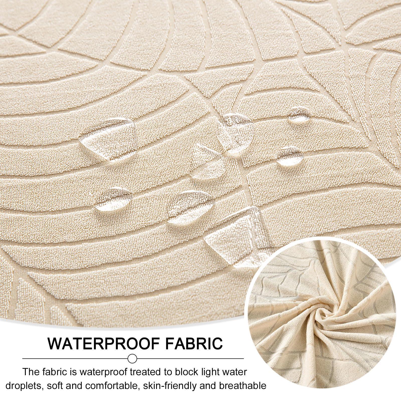 ZRCYXDW ZRCYXDW Ergonomic Gaming Chair Cover, Waterproof Computer Chair Slipcover Stretch Soft Gaming Chair Slipcover with Armrest Covers Gaming Chair Seat Cover Washable-Beige-Large