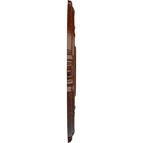 Ekena Millwork Ekena Millwork CM18ATBMC Attica Ceiling Medallion, 18\"OD x 4\"ID x 5/8\"P (Fits Canopies up to 5\"), Hand-Painted Burnished Mahogany Crackle