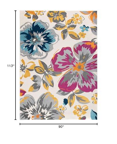 Rugshop Rugshop Modern Floral Area Rugs 7'6" x 9' 5" Multi