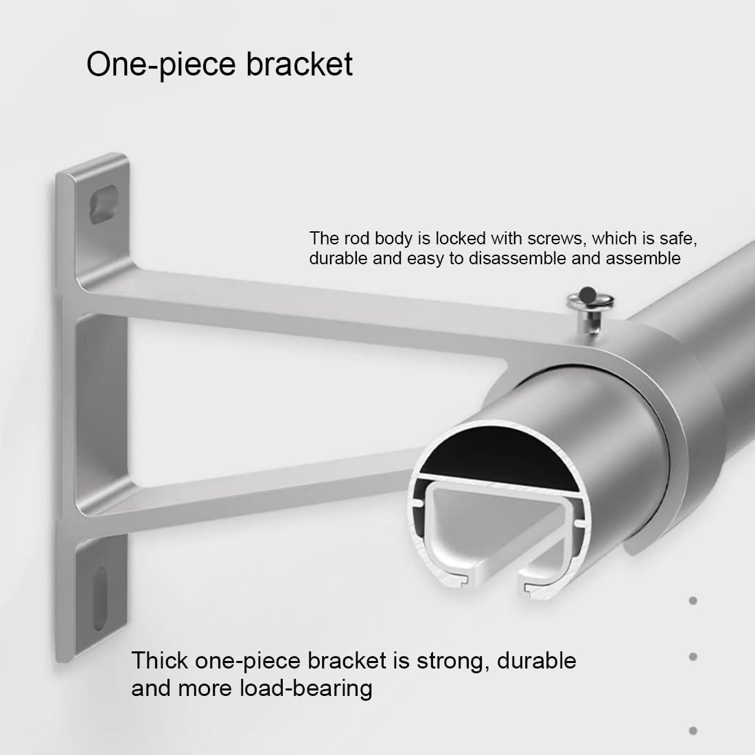 YJLTKL Dual Track Ceiling Curtain Track, Roman Rod Aluminum Alloy Curtain Track, Room Divider Curtain Rods, For Curtain Rod Bunk Bed Bay Window Rv Curtain Track(Slider-White,6 M/19.7 FT)