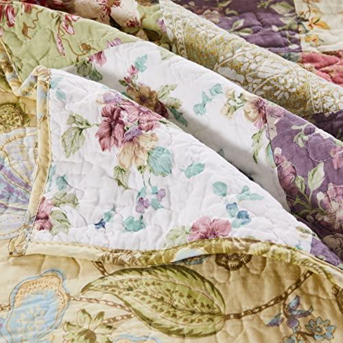 Greenland Home Greenland Home Blooming Prairie Quilted Patchwork Throw