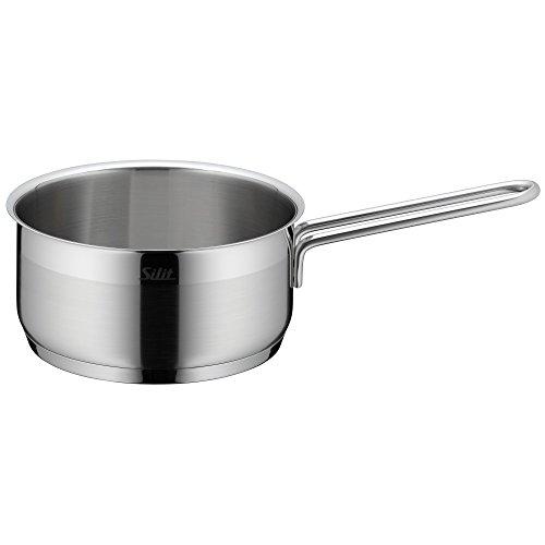 Silit Silit Pot Set 7-Piece Diamant Pouring Rim Glass Lid Stainless Steel Polished Suitable for Induction Hobs Dishwasher-Safe