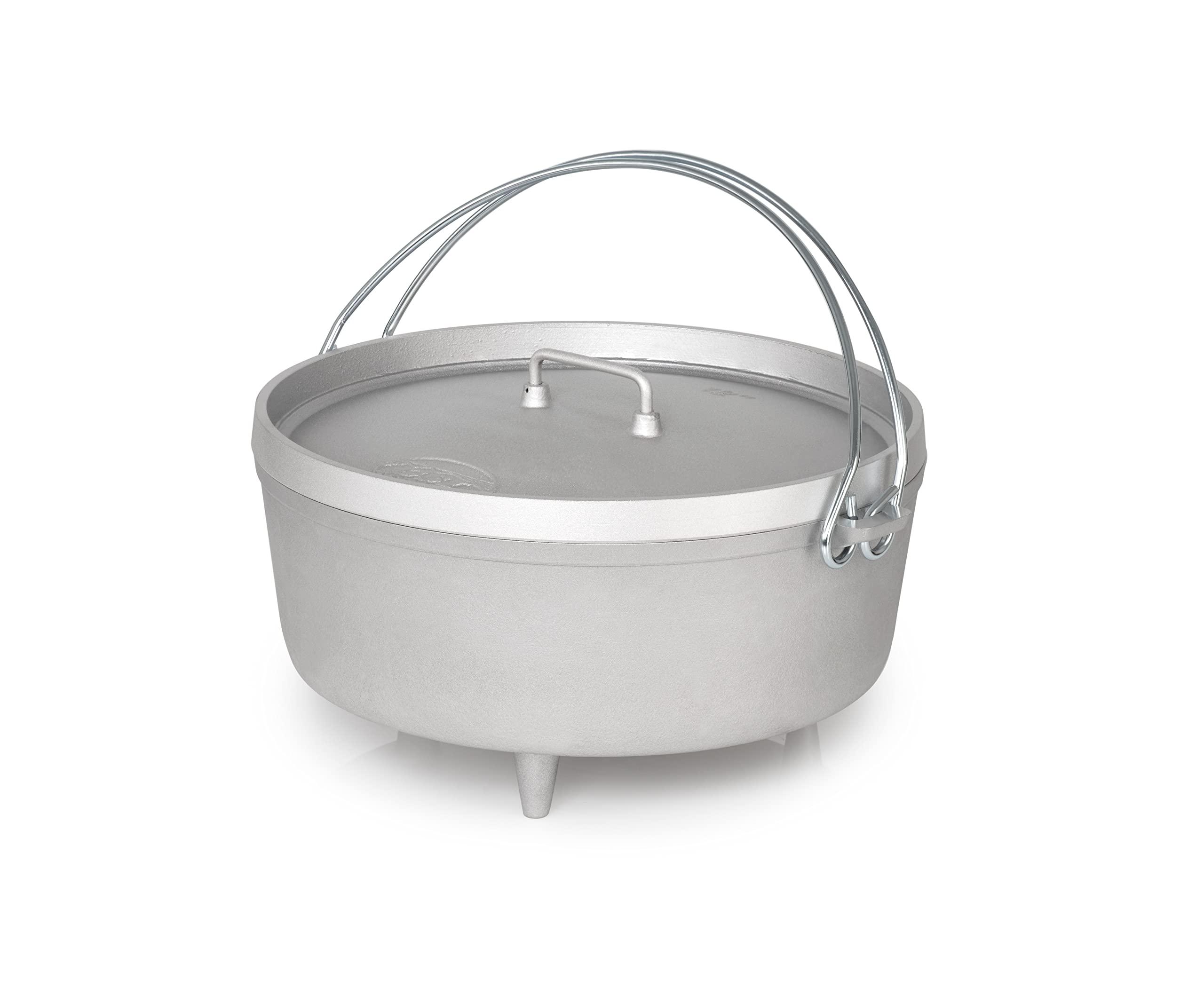GSI Outdoors GSI Outdoors Aluminum 12\' Dutch Oven | Dutch Oven with Fixed Legs for Camping, Cabin and Home Kitchen