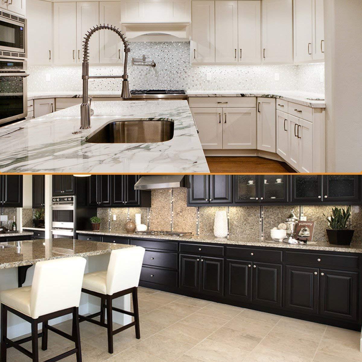 Litever Litever Kitchen Under Cabinet LED Lighting Kit Plug-in, Super Bright, 6 PCS 12 Inches Light Bars, Daylight White, 31W 2000 Lumen, Perfect for Kitchen Cabinet Counter Shelf-(6 Bars Kit-5000K)