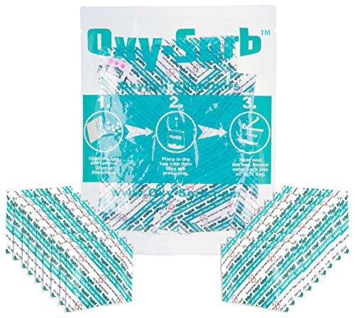 OxySorb Oxy-Sorb 60-300cc Oxygen Absorbers for Long Term Food Storage (Bags of 20), ?300CC-S20-3PK Blue