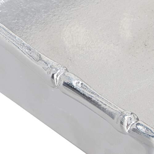 MARIPOSA Mariposa Bamboo Napkin Box With Insert Silver Small