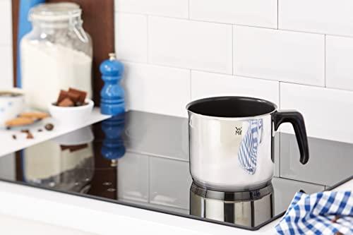 WMF WMF Milk Pot Ø 14 cm Approx. l Pouring Rim Cromargan Stainless Steel Brushed Suitable for All Stove Tops Including Induction Dishwasher-Safe