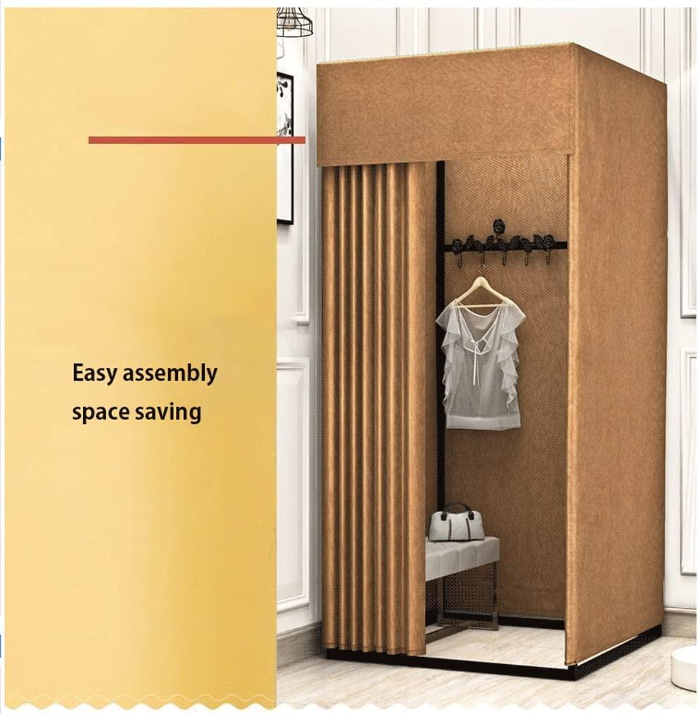 OLOTU OLOTU Fitting Room Fitting Room Clothing Store Temporary Changing Room Square Dressing Room Include Shading Curtain Hanging Rod and Hook Up Protective
