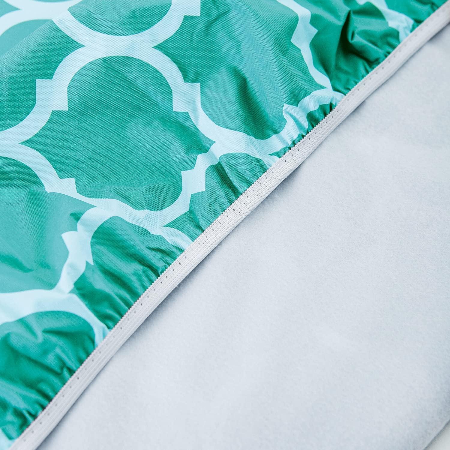 wegyo wegyo Round Vinyl Fitted Tablecloth with Flannel Backing Elastic Edge Design Table Cover Waterproof Oil-Proof PVC Table Cloth 27