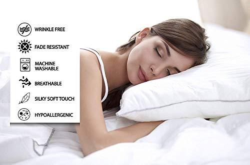 AMAY AMAY 800 Thread Count Giza Cotton, 4 Pc Sheet Set Twin XL Size, Fits Mattress Upto 16-18\'\' Deep Pocket, Red Solid