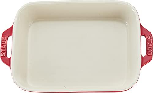 STAUB STAUB Ceramics Rectangular Baking Dish, 7.5x6-inch, Cherry