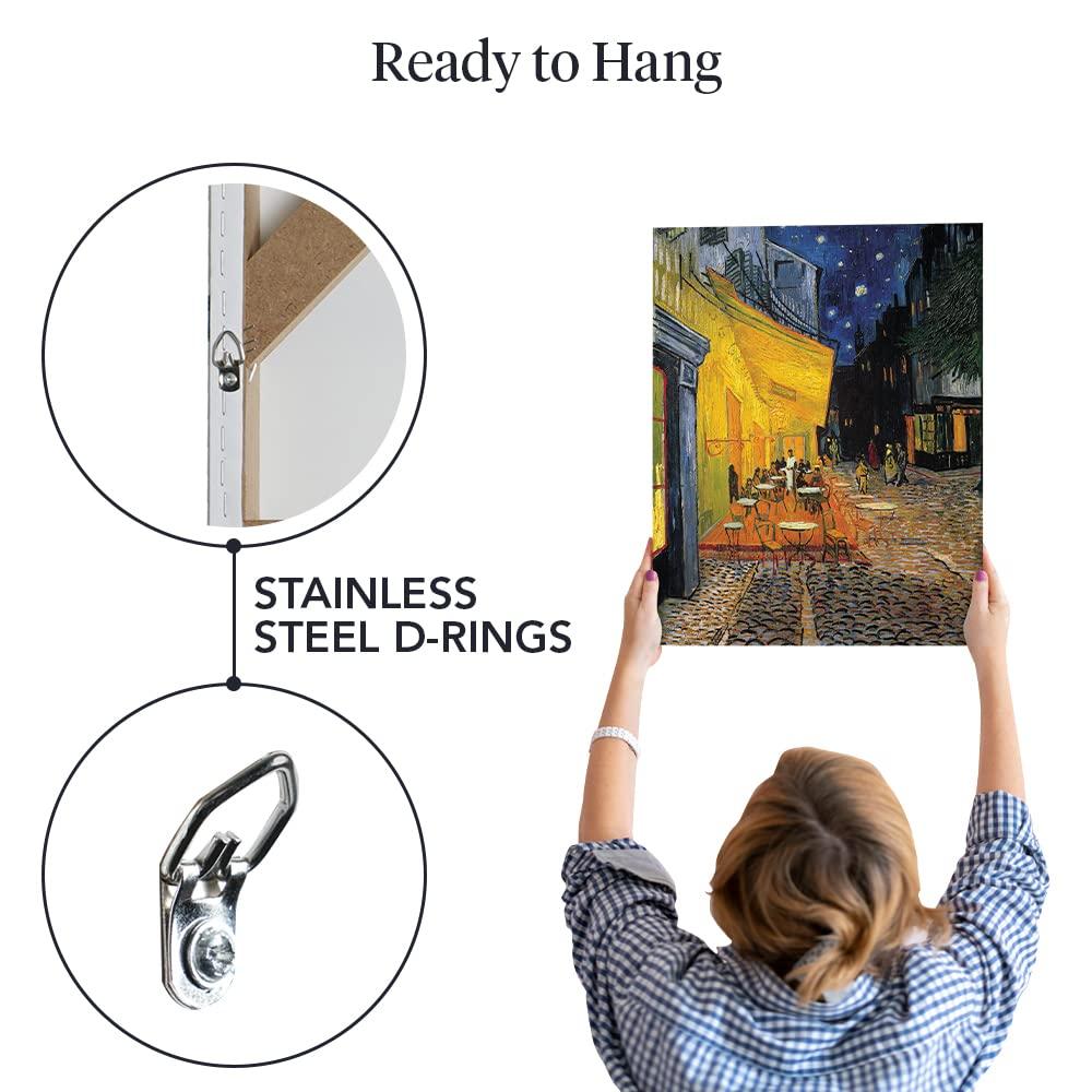 ANDY STAR ANDY STAR Brushed Nickel Oval Wall Mirror, 20x28, Modern Bathroom Mirror, Sturdy Stainless Steel Frame, Clear Reflection, Anti-Corrosion Backboard