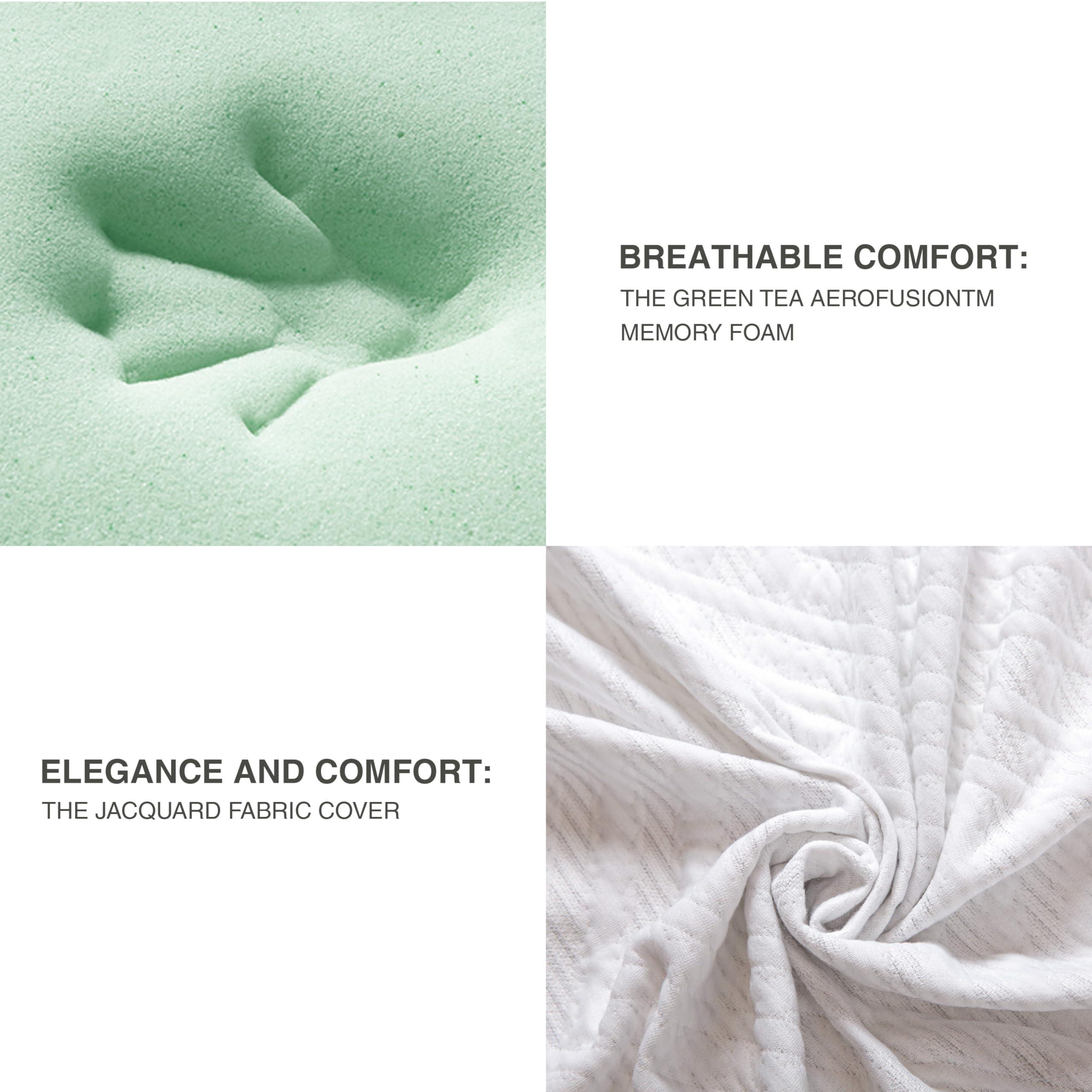 MLILY Twin Mattress in a Box, 8 inch Mattresses for Kids Bed Single Size Daybed Individual Bunk, Memory Foam Medium Firm