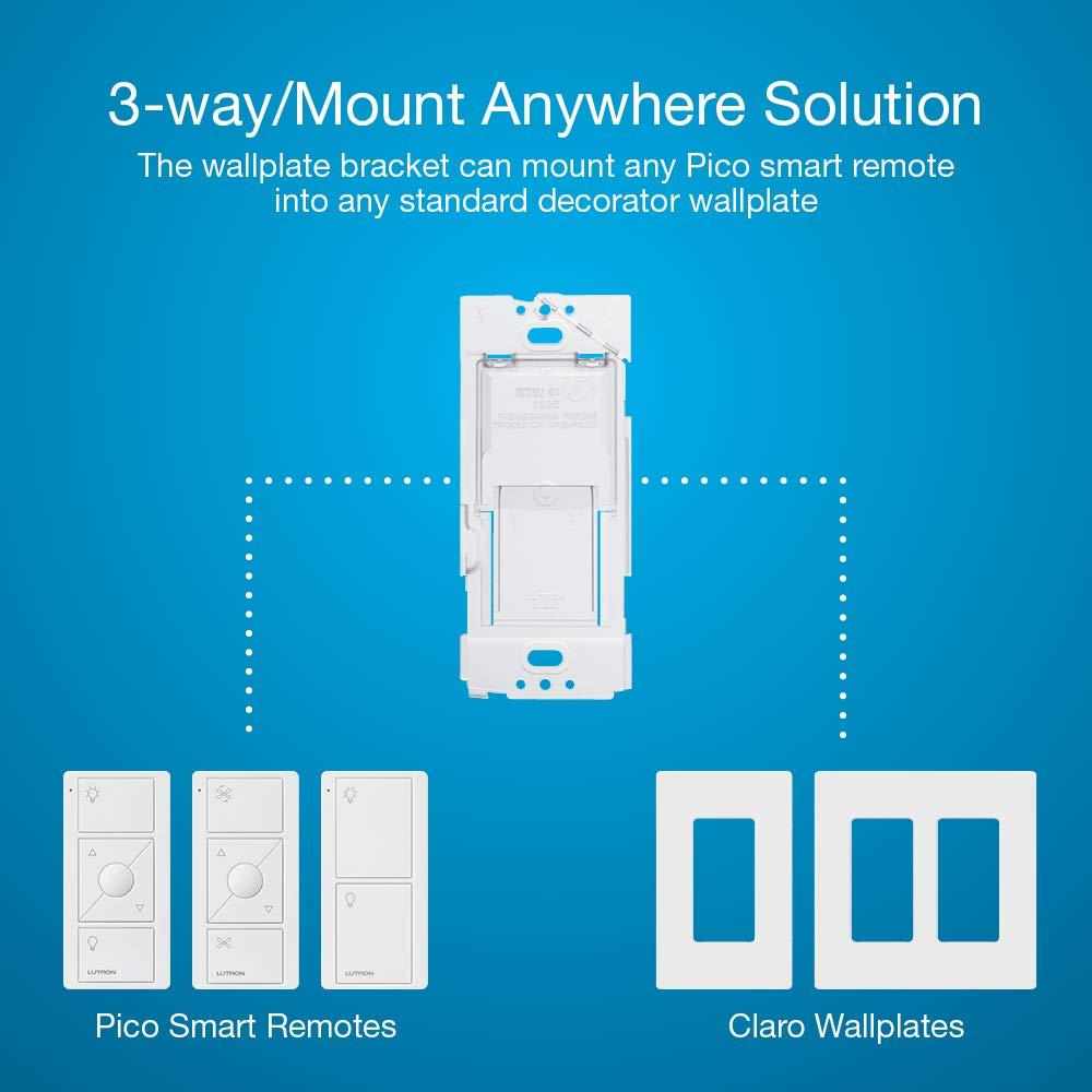 Lutron Lutron Pico Smart Remote Wall-Mounting Kit | PJ2-WALL-WH-L01 | White