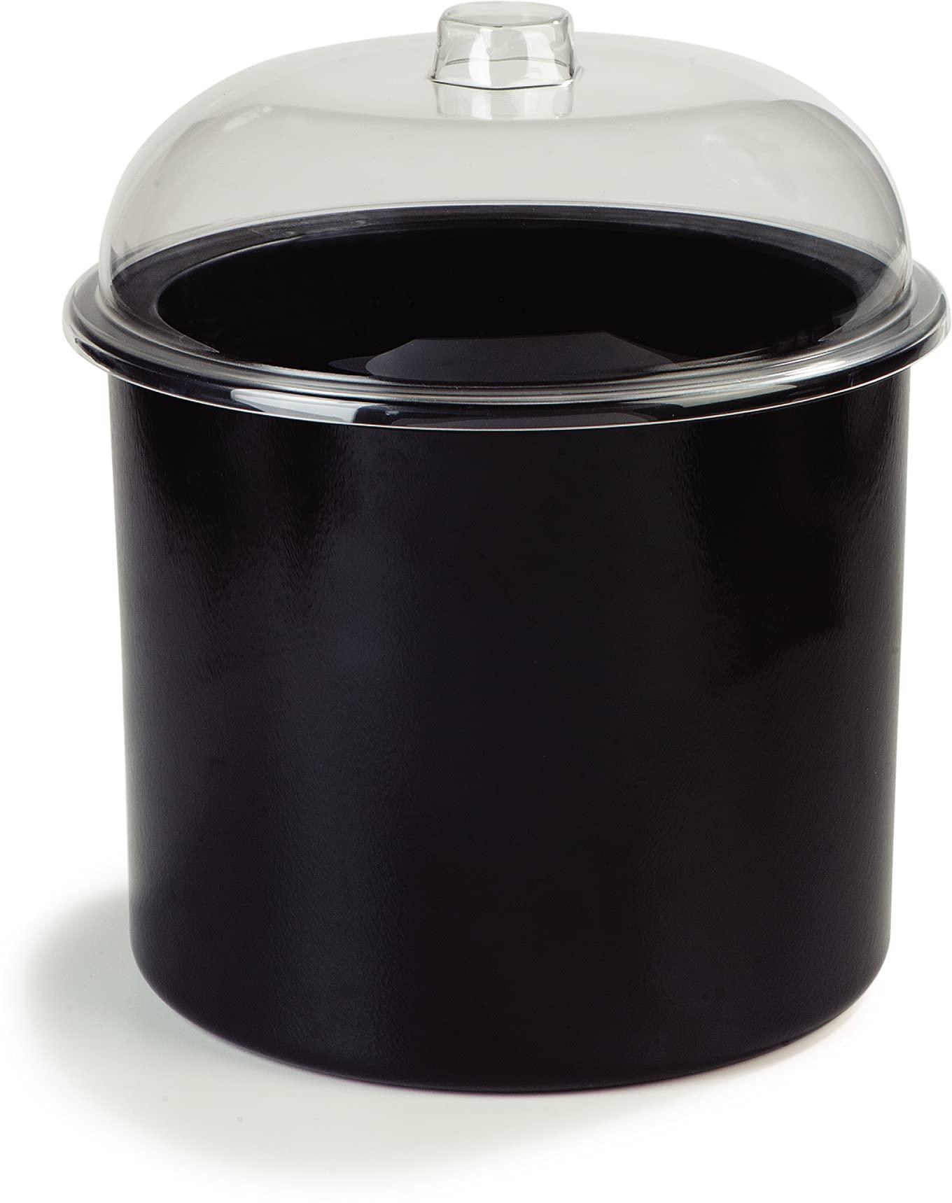 Carlisle FoodService Products Carlisle FoodService Products Coldmaster Ice Cream Server Insulated Crock with Lid for Kitchens and Restaurants, Plastic, 3 Gallons, Black