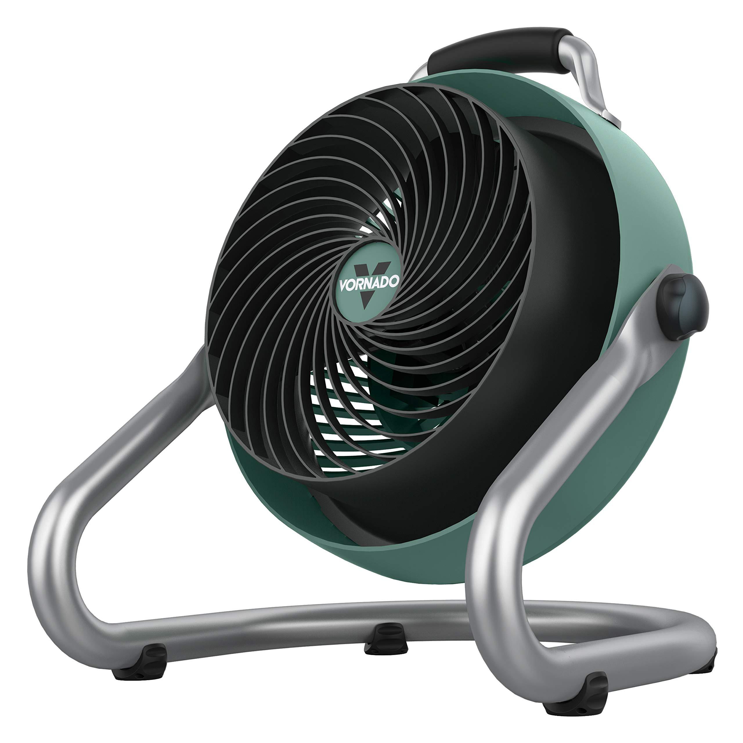 Vornado Vornado 293 16 In. Heavy Duty Air Circulator Shop Fan Bundle, Yellow and Green
