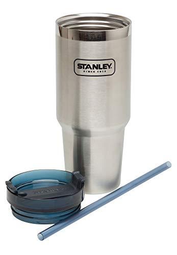 Stanley Stanley Adventure Reusable Vacuum Quencher Tumbler with Straw, Leak Resistant Lid, Insulated Cup, Maintains Heat for 4 Hours, Cold for 5 Hours, and Ice for 30 Hours - 20oz