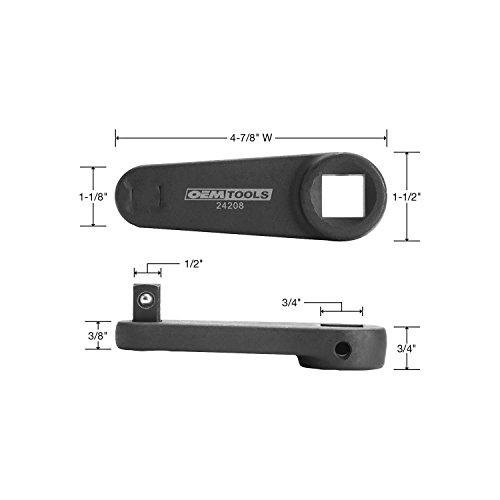 OEMTOOLS OEMTOOLS 24208 Torque Adapter, 1/2 to 3/4 Socket Adapter, 6.0 Power Stroke Parts, Low-Profile Torque Adapter
