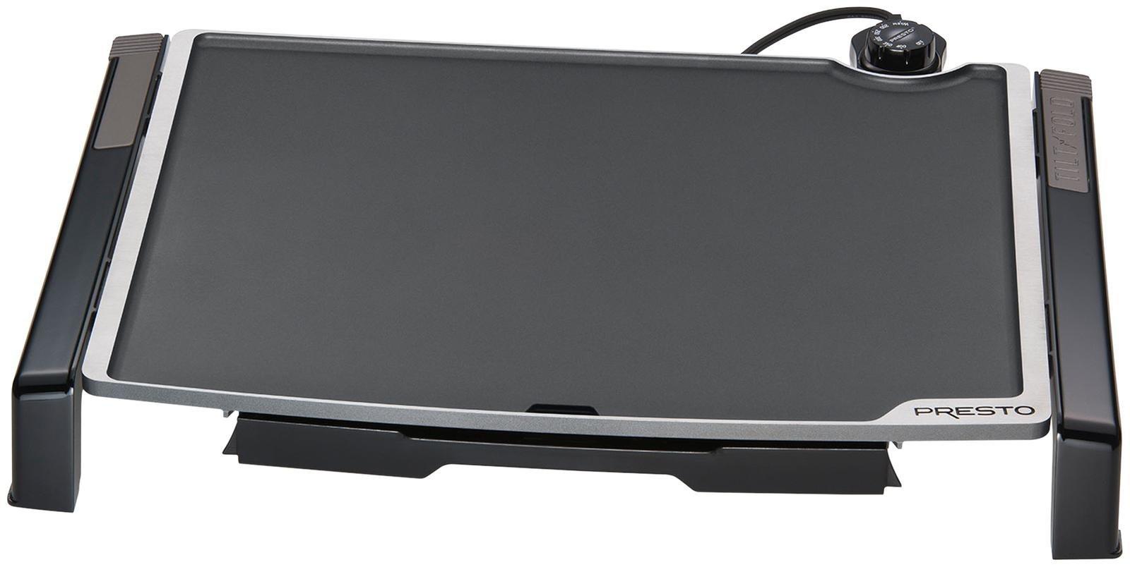 Presto Presto 07073 Electric Tilt-N-fold Griddle, 19", Black