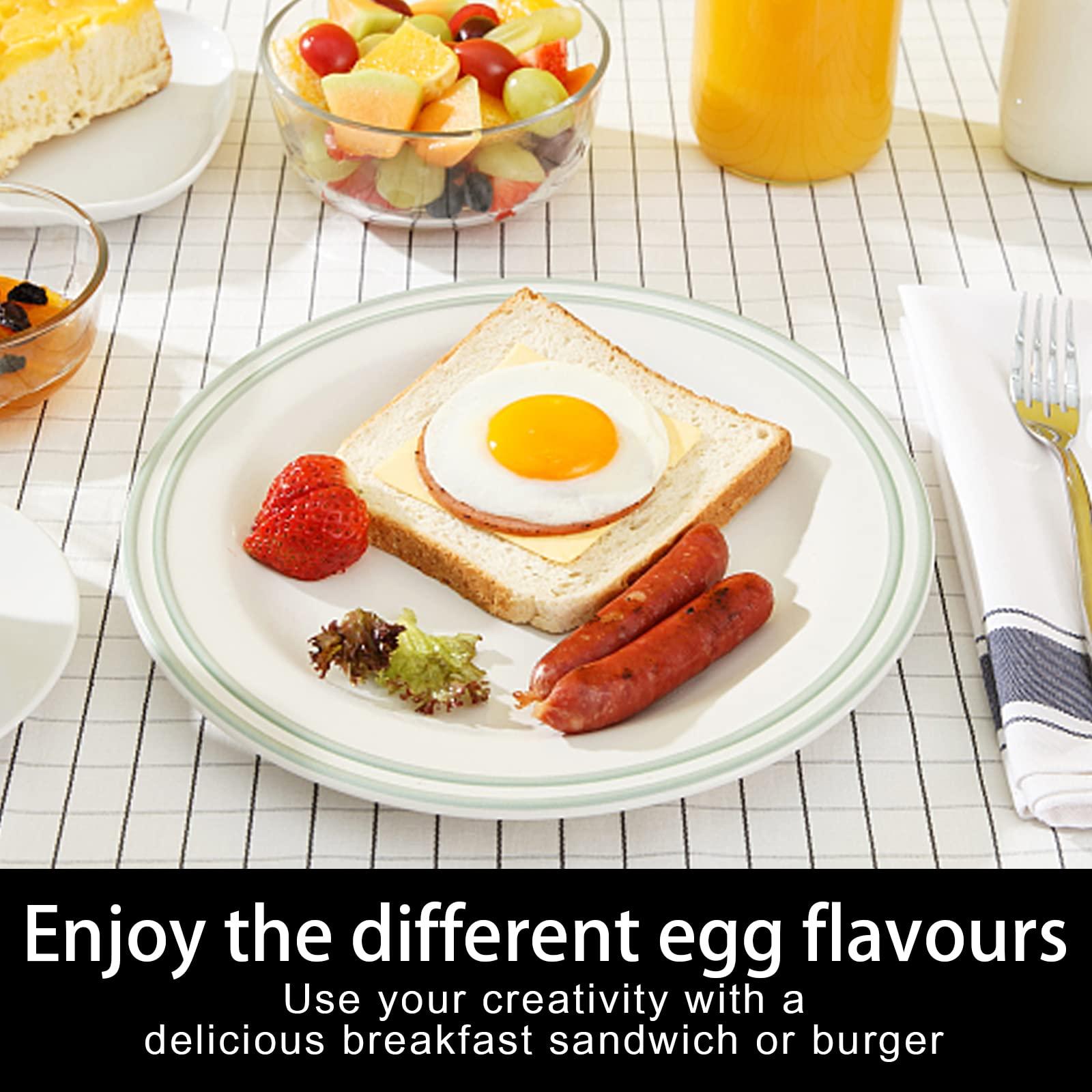 Hyvance Hyvance Smart Fried Egg Cooker, Low Heat Cooking, Make fried egg like Sunny side up, Over easy etc. It automatically stops with sound alert when done, Non stick coating, Patent applied