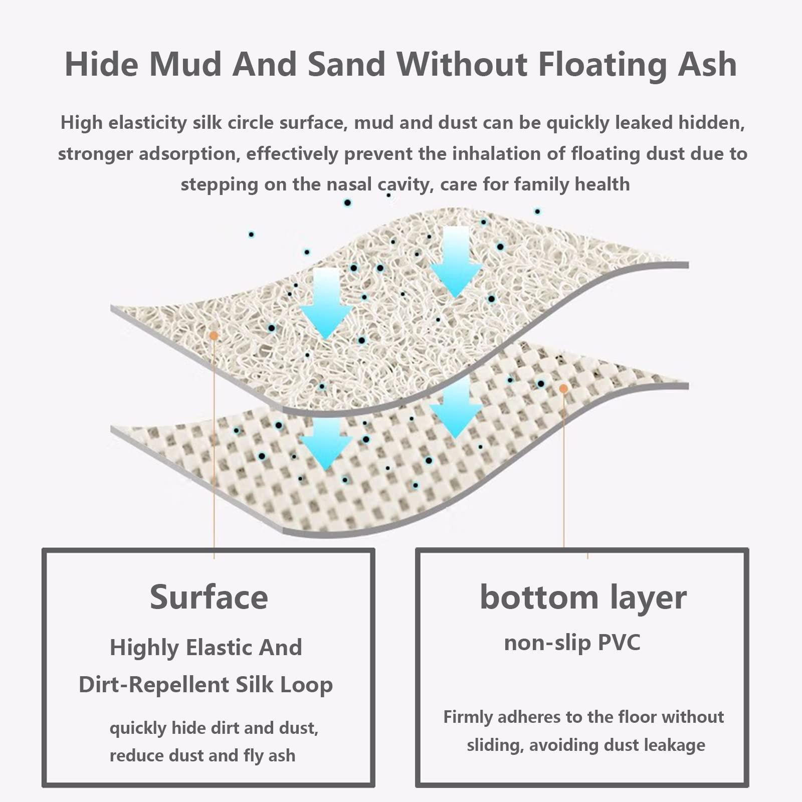 ZerHoc Bathtub mat non slip, curved shower mat,Corner Shower Mat, Curved Bath Mats for Shower, Non-Slip Shower Mats for Inside Shower, Loofah Quadrant Bath Mats with Drain, Washable Sector Bath Mat for Bathr