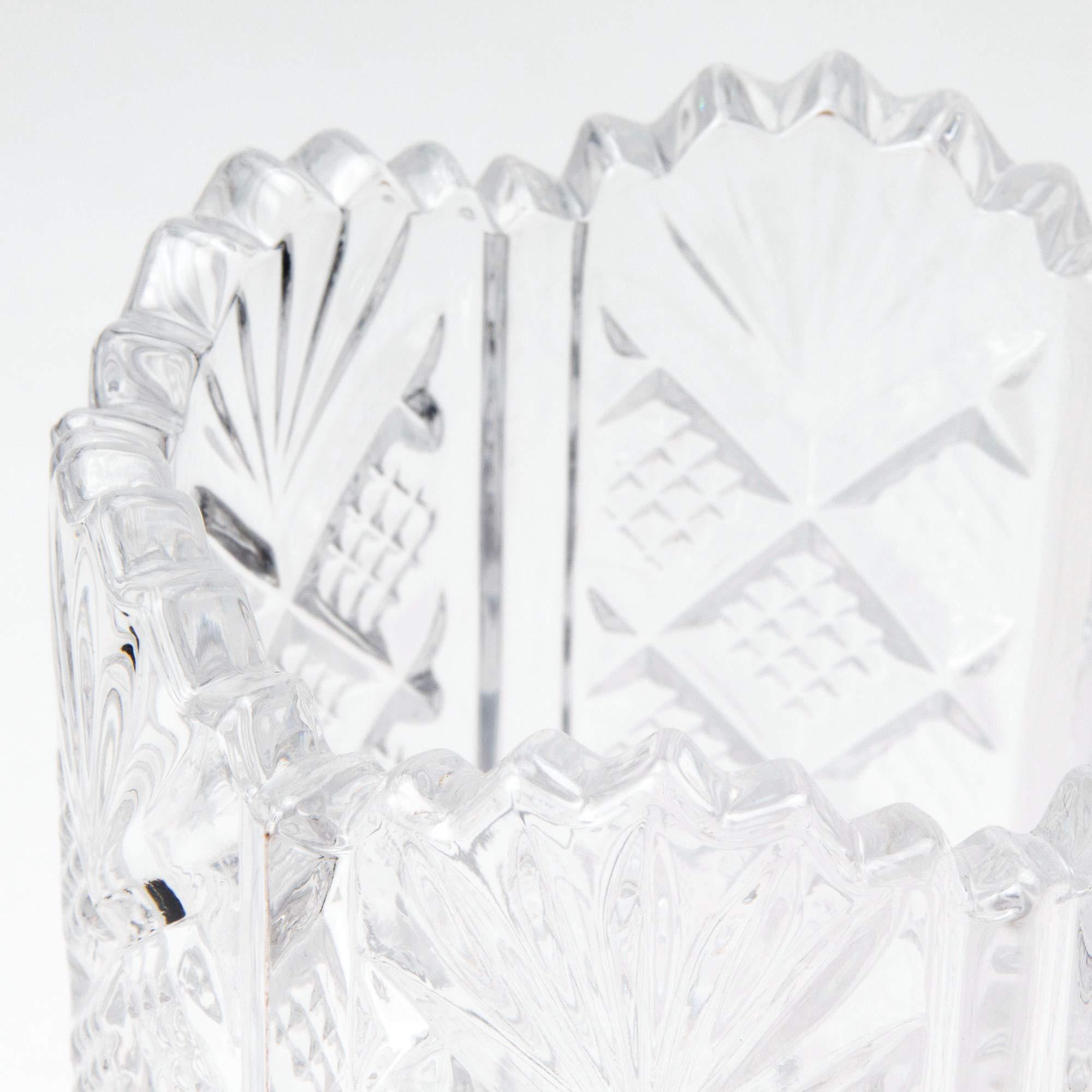 ???????? Toyo Sasaki Glass Flower Base, Approx. 3.1 x 6.3 inches (8 x 16 cm), Table Garden, Flower Vase, Made in Japan, Dishwasher Safe, FV2, Clear