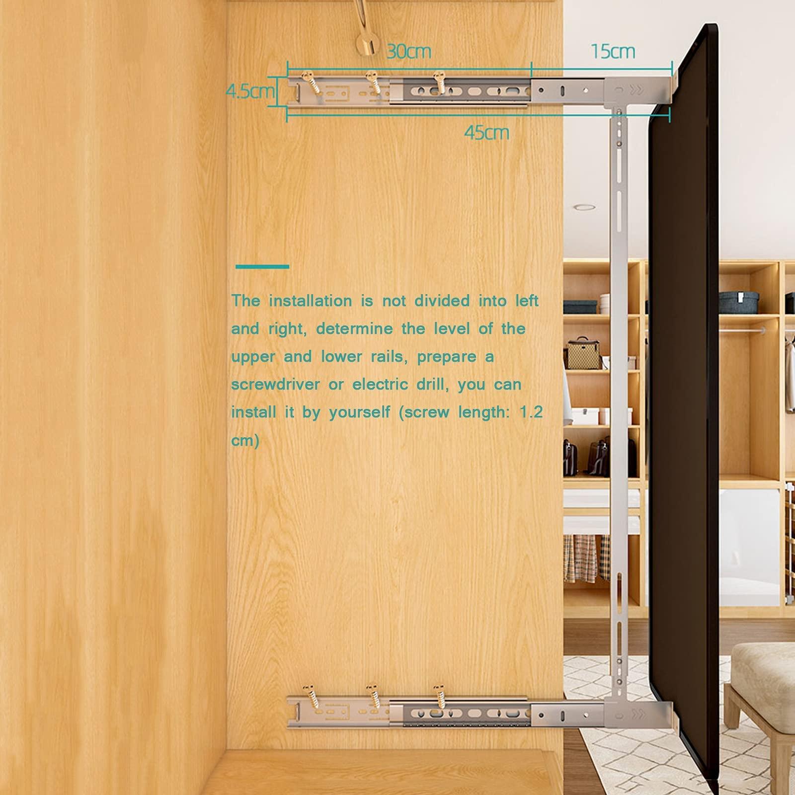 Makeup mirror Sliding Mirror Wardrobes For BedroomHidden Rotating Mirror, Home Full-length Dressing Mirror, Built-in Sliding Door Mirror, Aluminum Alloy Frame, Widescreen High-definition Mirror, Safe And Explosion