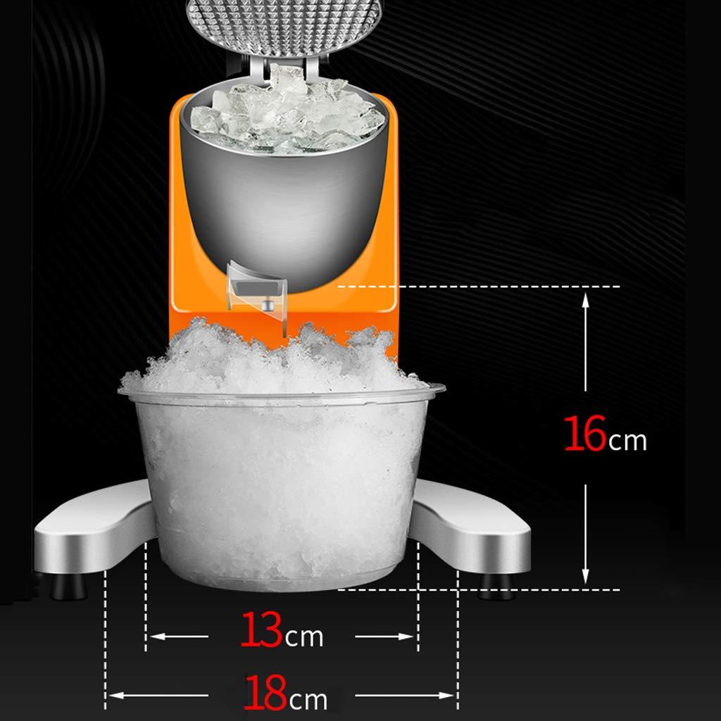 Ice crusher Ice Crusher, Electric Ice Shaver Machine, Non-Slip Pads, 95Kg/Hour, Ice Shaver Snow Cone Maker for Ice Cream, Cold Drinks, Fruit Dessert, for Household & Commercial Use