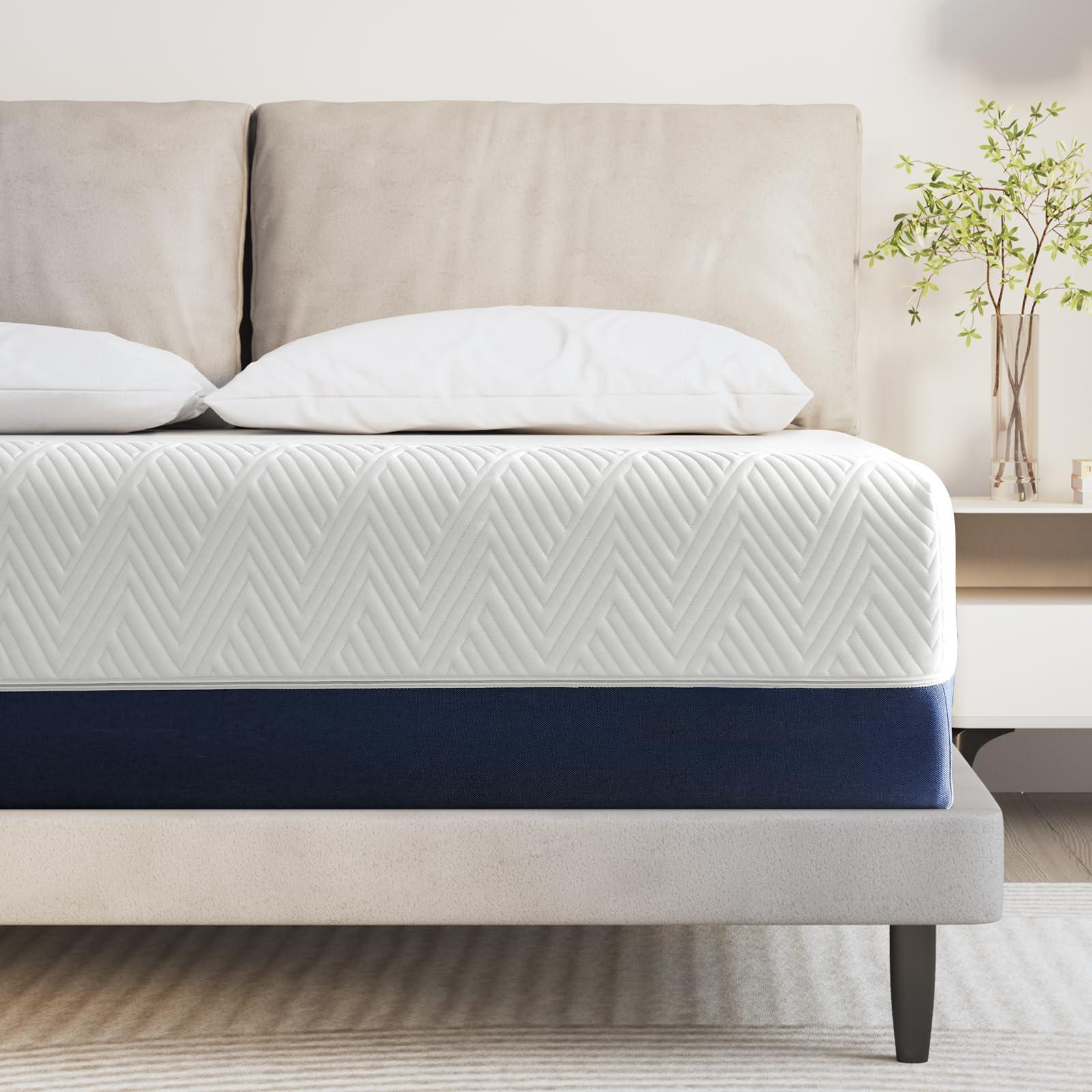 Twolike Twolike 14 inch Queen Size Memory Foam Mattress in a BoxMedium