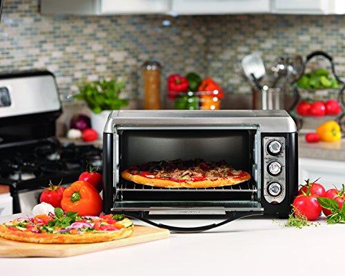 Hamilton Beach Hamilton Beach Countertop Toaster Oven, 6-Slices, Includes Bake Pan and Broil Rack, Black (31330D)